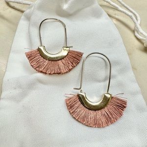 Pink Boho Earrings